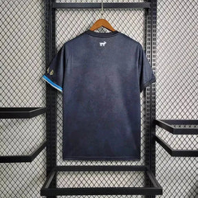 "Camisa Argentina GOAT Messi - Torcedor Masculina Preta Comma Football - Netmantos"