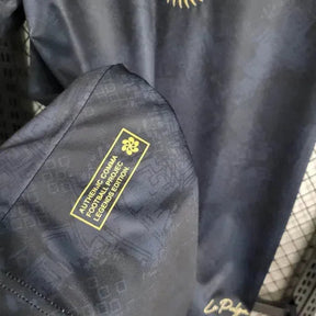 "Camisa Argentina GOAT Messi - Torcedor Masculina Preta Comma Football - Netmantos"