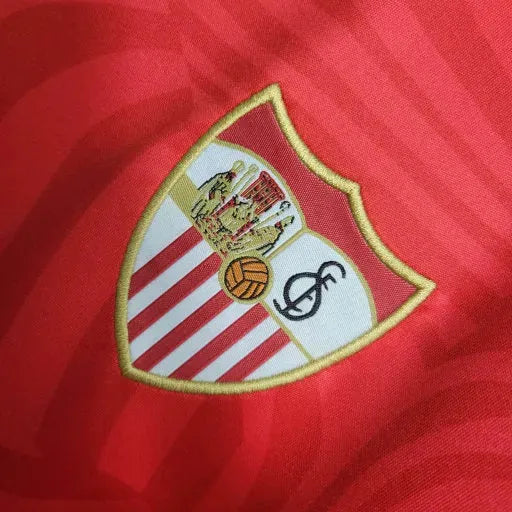 "Camisa Sevilla Away 23/24 - Torcedor Masculina Vermelha - Netmantos"