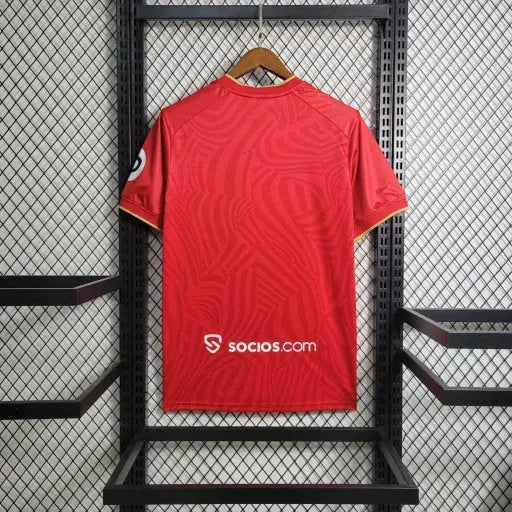 "Camisa Sevilla Away 23/24 - Torcedor Masculina Vermelha - Netmantos"