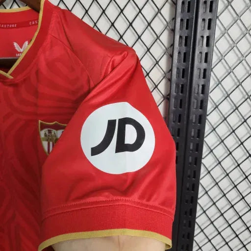 "Camisa Sevilla Away 23/24 - Torcedor Masculina Vermelha - Netmantos"