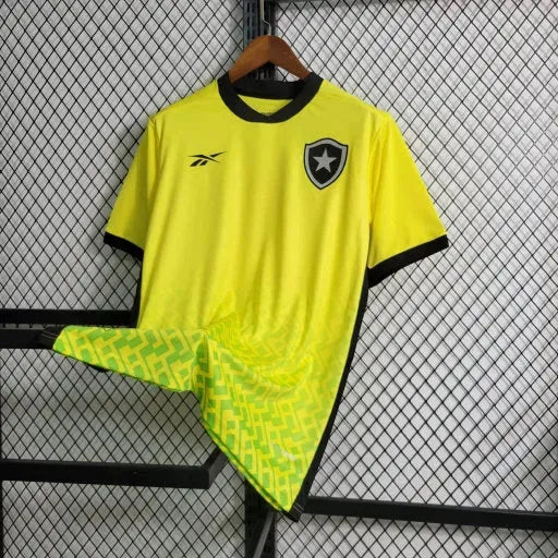 "Camisa Bota Fogo Treino 23/24 - Torcedor Masculina Amarela - Netmantos"