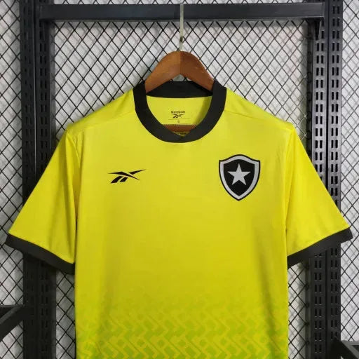 "Camisa Bota Fogo Treino 23/24 - Torcedor Masculina Amarela - Netmantos"