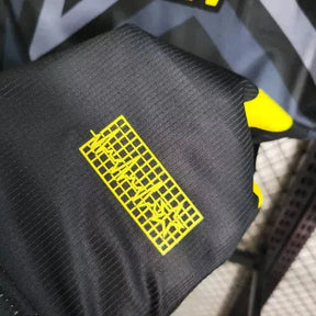 "Camisa Bota Fogo Away 4th 23/24 - Torcedor Masculina Preta e Amarela - Netmantos"