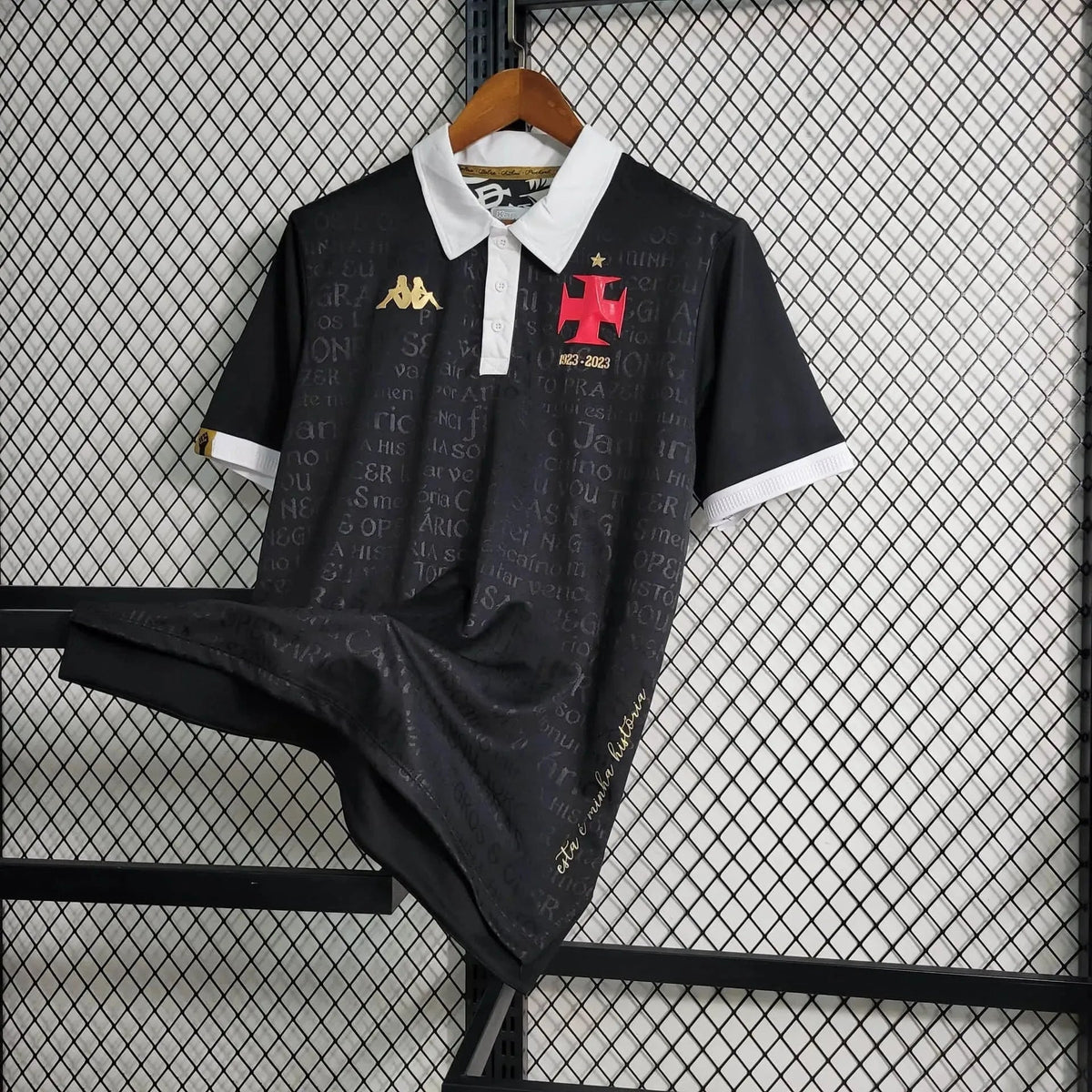 "Camisa Vasco Away II 23/24 - Torcedor Masculina Preta - Netmantos"