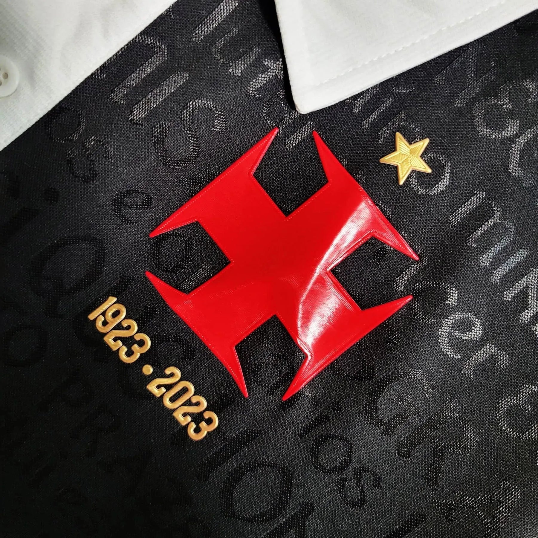 "Camisa Vasco Away II 23/24 - Torcedor Masculina Preta - Netmantos"