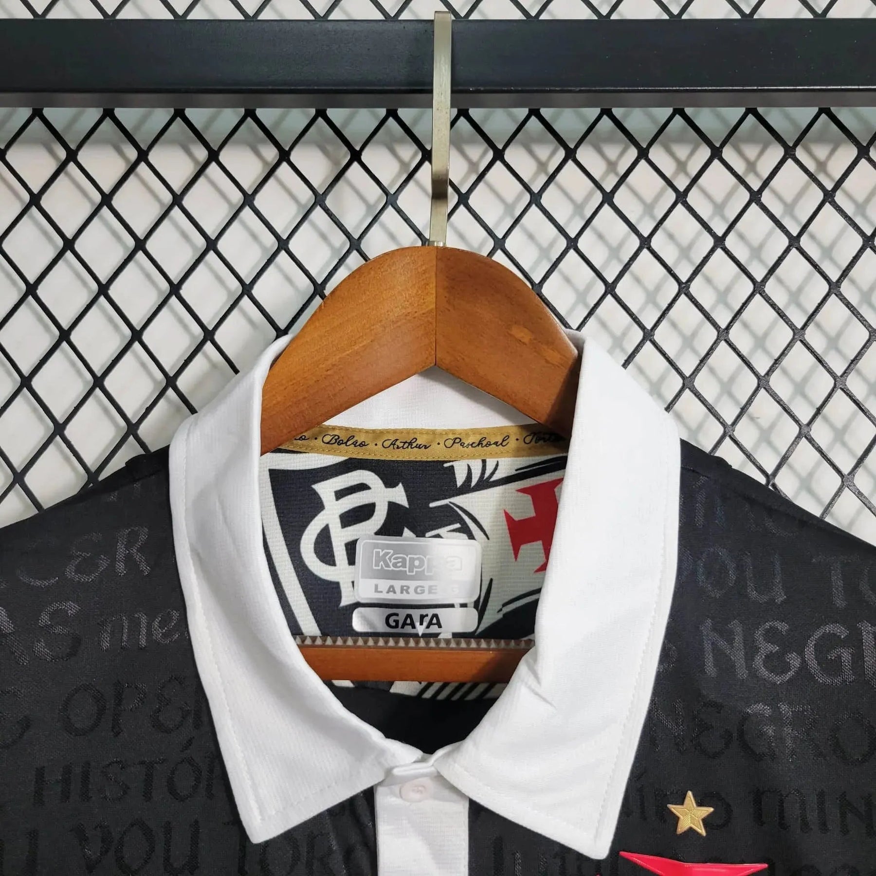 "Camisa Vasco Away II 23/24 - Torcedor Masculina Preta - Netmantos"
