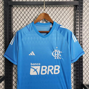 "Camisa Flamengo Goleiro 23/24 - Torcedor Masculina Azul - Netmantos"