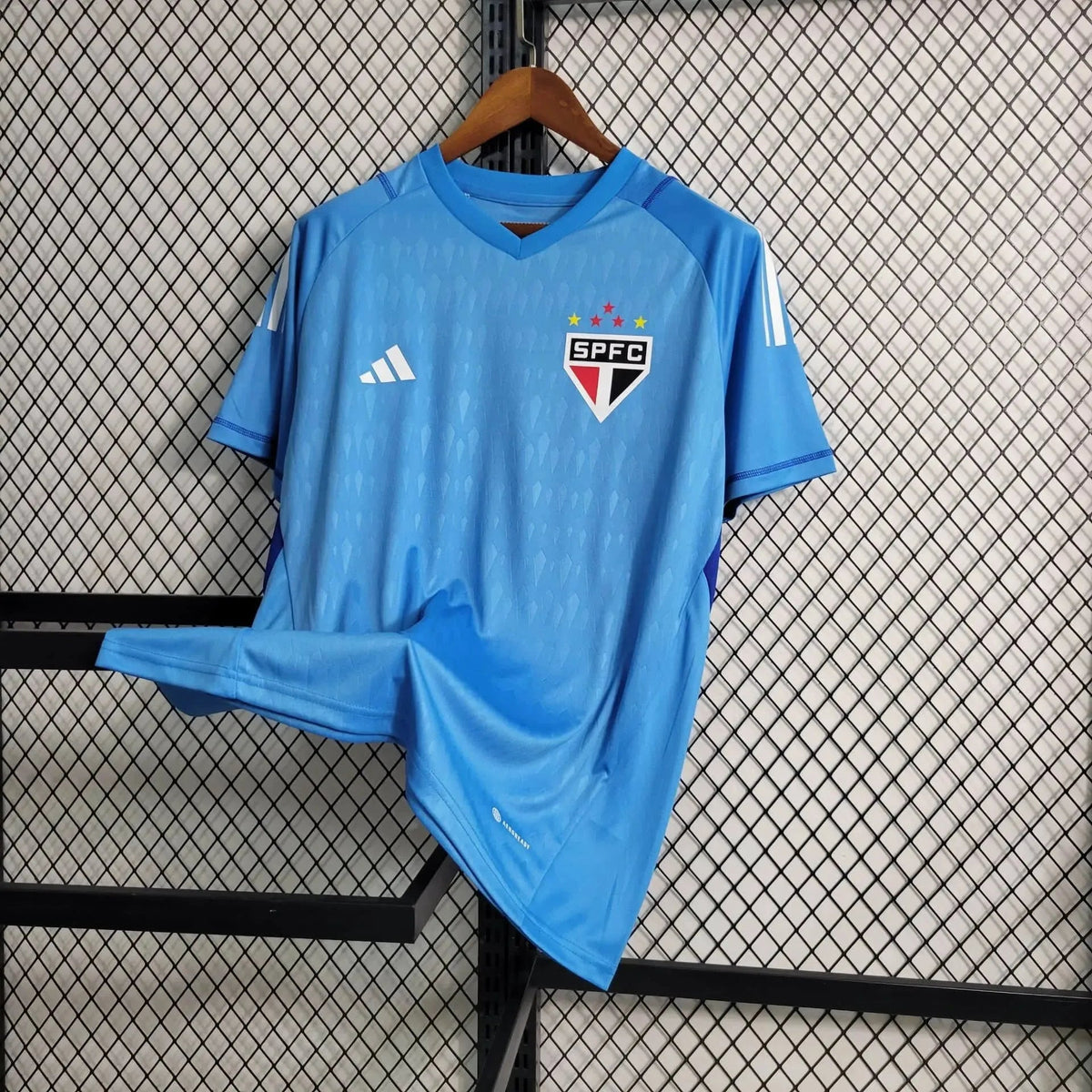 "Camisa São Paulo Goleiro 23/24 - Torcedor Masculina Azul - Netmantos"