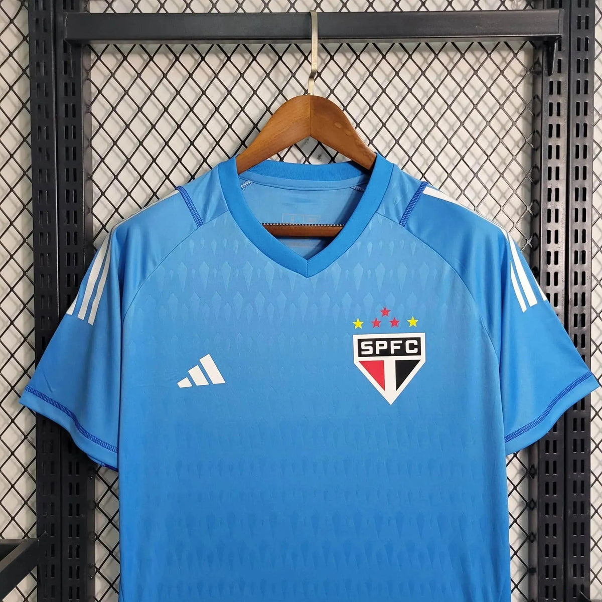 "Camisa São Paulo Goleiro 23/24 - Torcedor Masculina Azul - Netmantos"