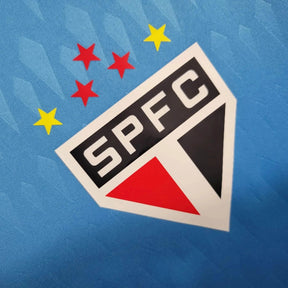 "Camisa São Paulo Goleiro 23/24 - Torcedor Masculina Azul - Netmantos"