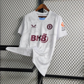 "Camisa Aston Away 23/24 - Torcedor Masculina Branca - Netmantos"