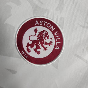 "Camisa Aston Away 23/24 - Torcedor Masculina Branca - Netmantos"