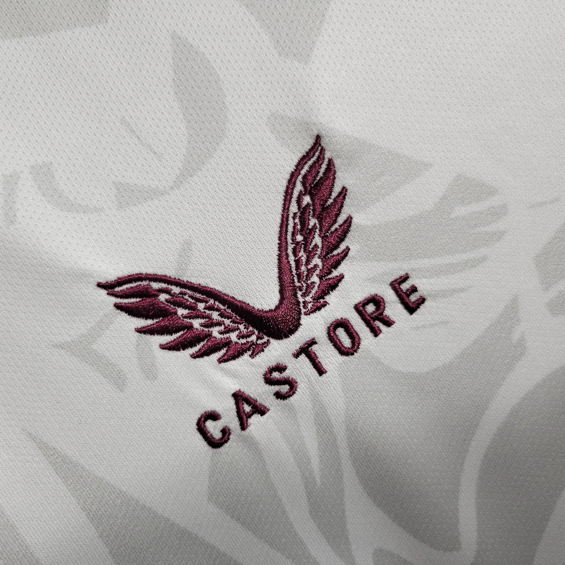 "Camisa Aston Away 23/24 - Torcedor Masculina Branca - Netmantos"