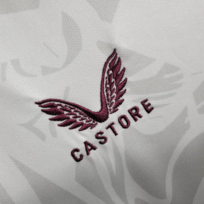 "Camisa Aston Away 23/24 - Torcedor Masculina Branca - Netmantos"