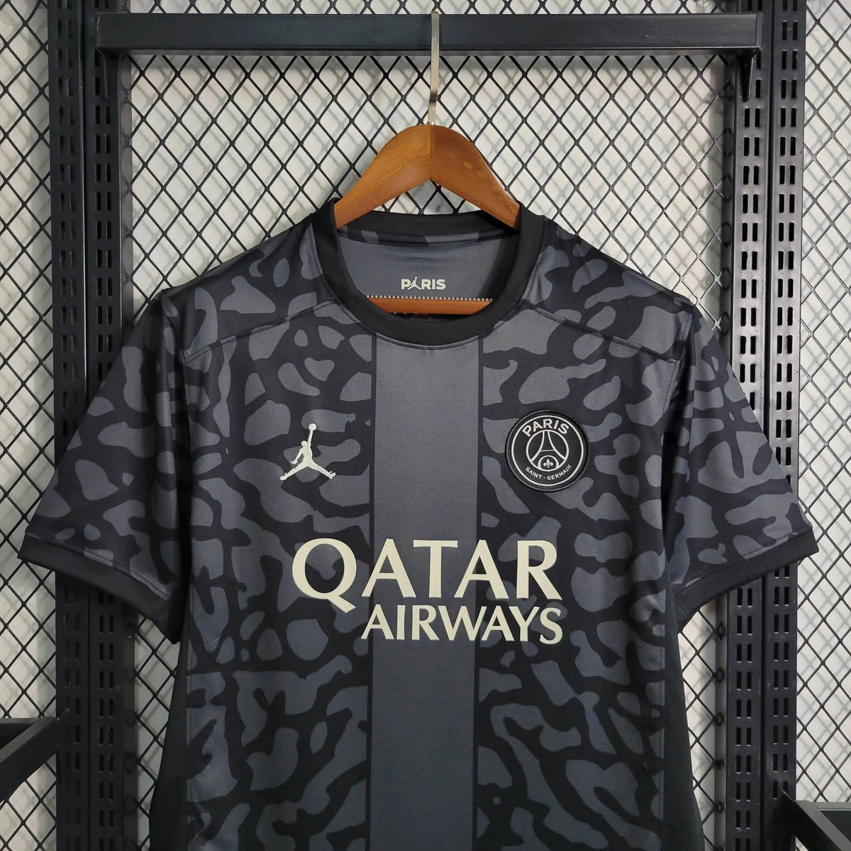 "Camisa PSG Away 23/24 - Torcedor Masculina Preta - Netmantos"
