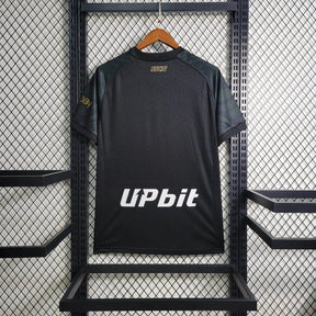 "Camisa Napoli Away II 23/24 - Torcedor Masculina Preta - Netmantos"