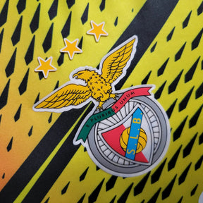 "Camisa Benfica Treino 23/24 - Torcedor Masculina Amarela e Preta - Netmantos"