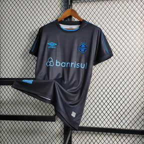 "Camisa Grêmio Away II 23/24 - Torcedor Masculina Preta e Azul - Netmantos"