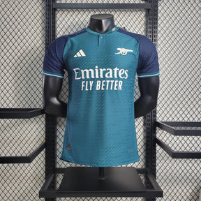 "Camisa Arsenal Away II 23/24 - Jogador Masculina Azul - Netmantos"