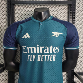 "Camisa Arsenal Away II 23/24 - Jogador Masculina Azul - Netmantos"