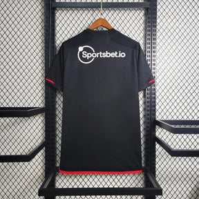 "Camisa São Paulo Away II 23/24 - Torcedor Masculina Preta - Netmantos"
