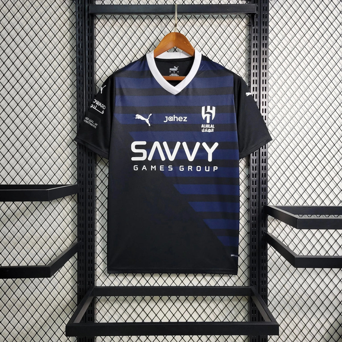 "Camisa Al-Hilal Away II 23/24 - Torcedor Masculina Preta + Neymar 10 - Netmantos"