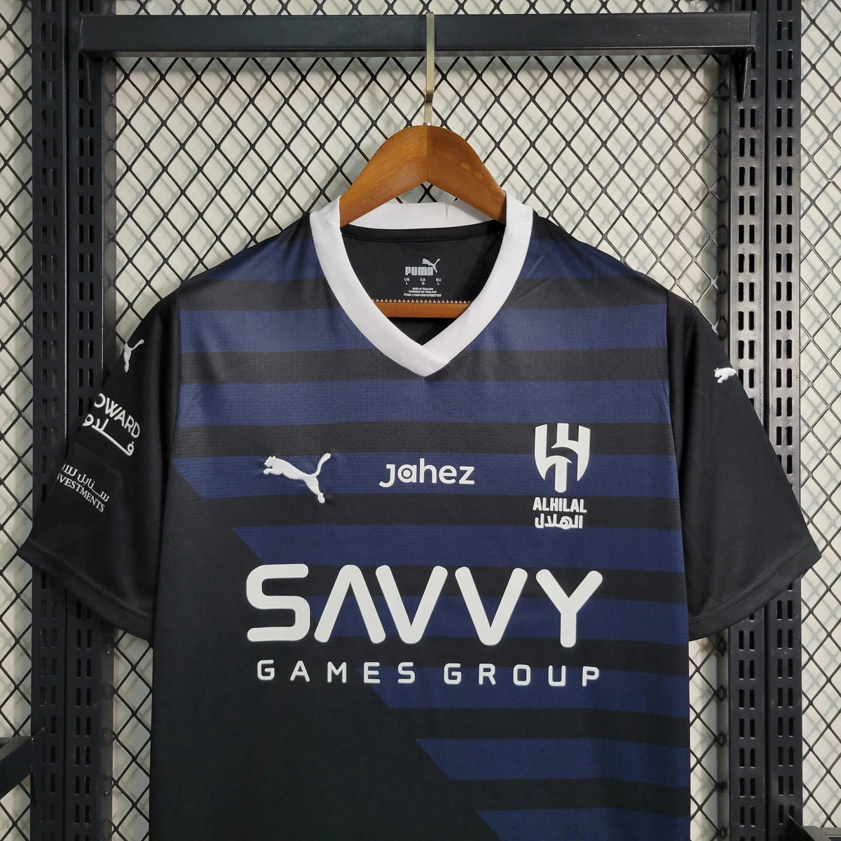 "Camisa Al-Hilal Away II 23/24 - Torcedor Masculina Preta + Neymar 10 - Netmantos"