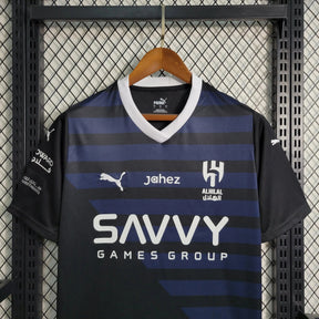 "Camisa Al-Hilal Away II 23/24 - Torcedor Masculina Preta + Neymar 10 - Netmantos"