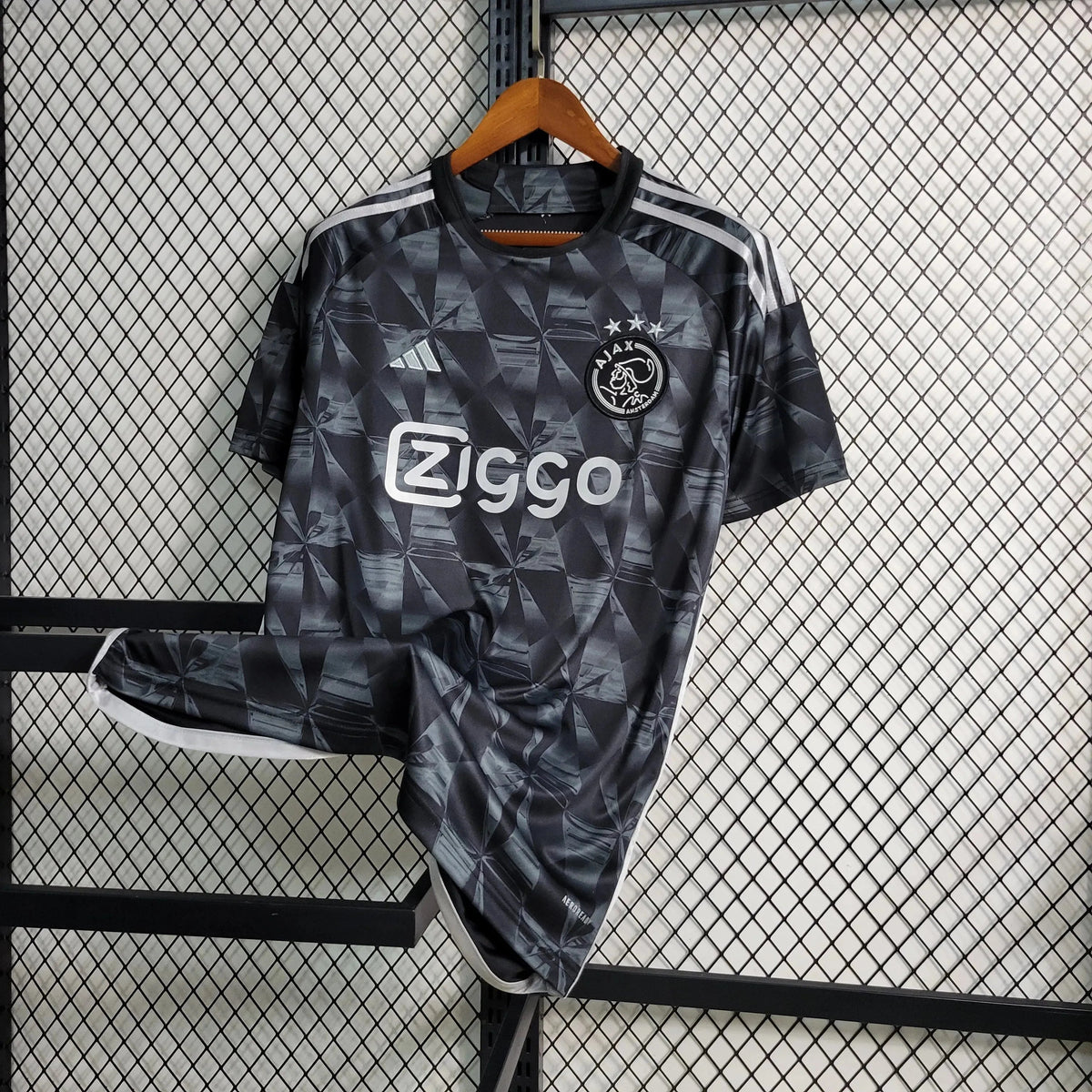 "Camisa Ajax Away II 23/24 - Torcedor Masculina Preta - Netmantos"