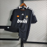 "Camisa Real Madrid Retrô Away 2008/09 - Torcedor Masculina Preta - Netmantos"