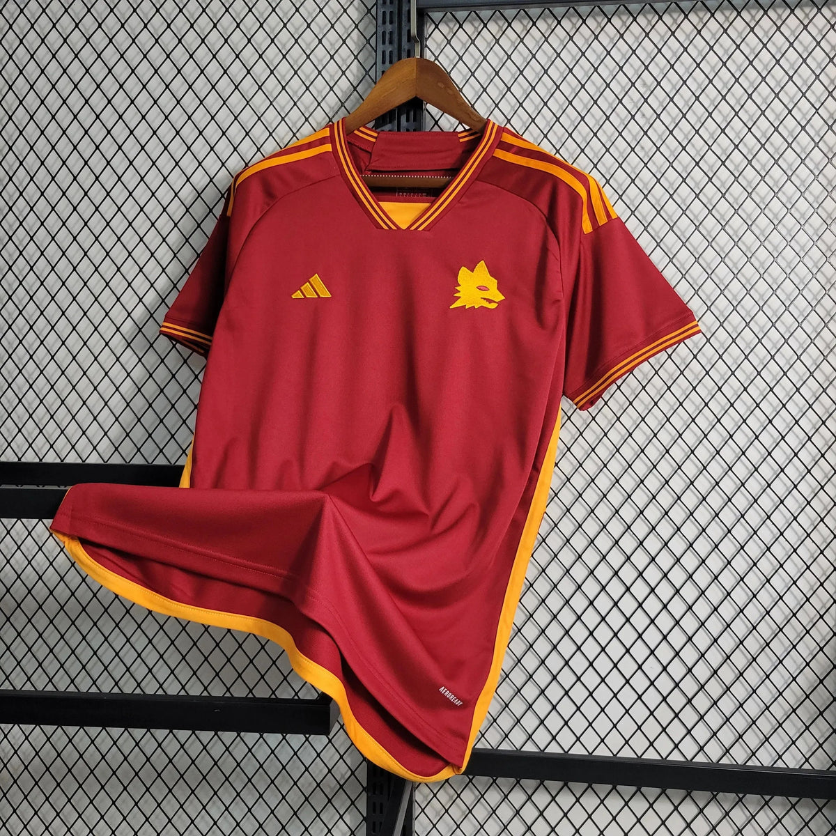 "Camisa Roma Home 23/24 - Torcedor Masculina Vermelha - Netmantos"