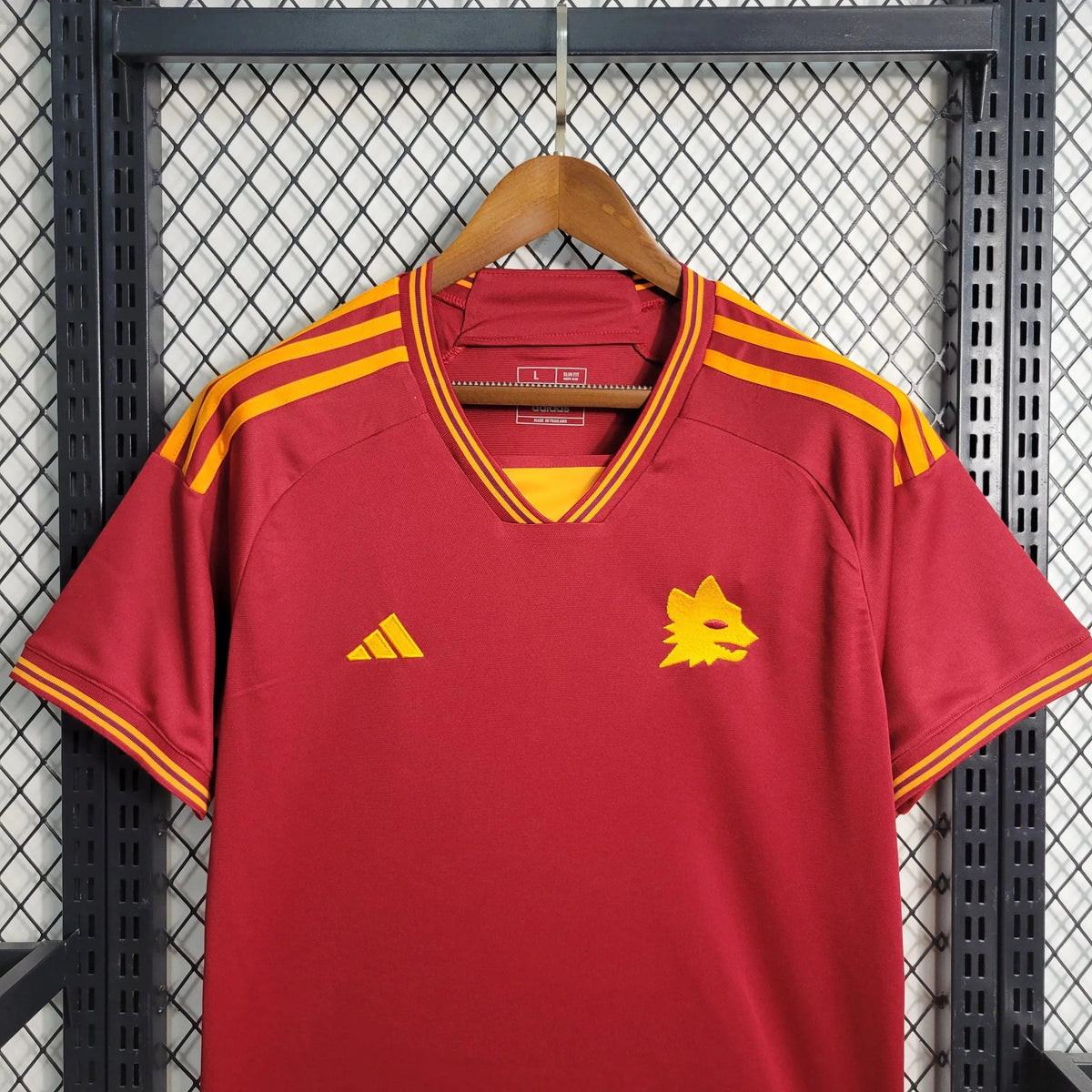 "Camisa Roma Home 23/24 - Torcedor Masculina Vermelha - Netmantos"