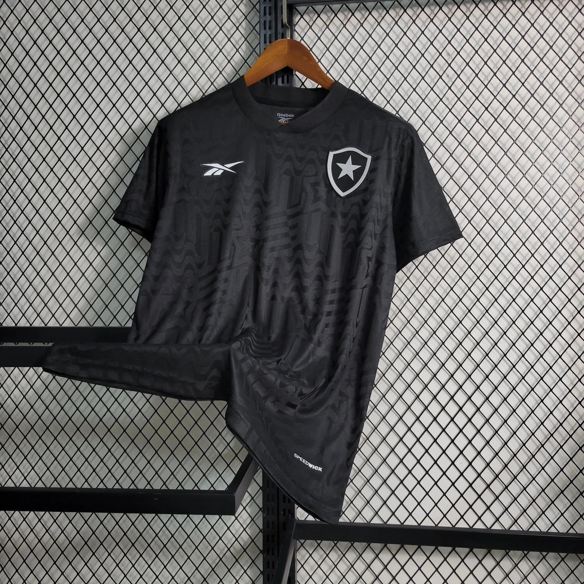 "Camisa Bota Fogo Away 23/24 - Torcedor Masculina Preta - Netmantos"