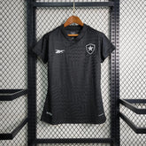 "Camisa Bota Fogo Away 23/24 - Torcedor Feminina Preta - Netmantos"