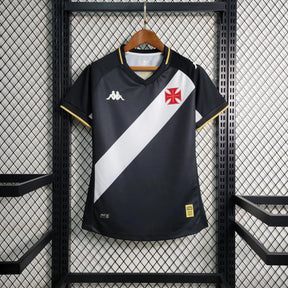 "Camisa Vasco Home 23/24 - Torcedor Feminina Preta - Netmantos"