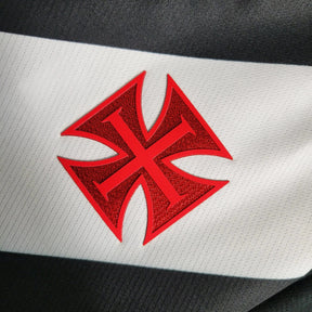 "Camisa Vasco Home 23/24 - Torcedor Feminina Preta - Netmantos"