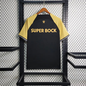"Camisa Sporting Away II 23/24 - Torcedor Masculina Preta CR7 - Netmantos"