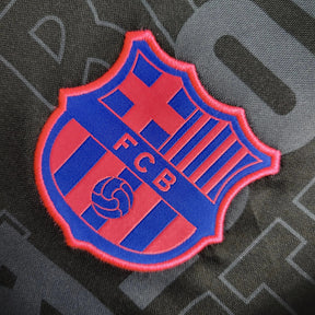 "Camisa Barcelona Treino 2022 - Torcedor Masculina Preta e Roxa - Netmantos"