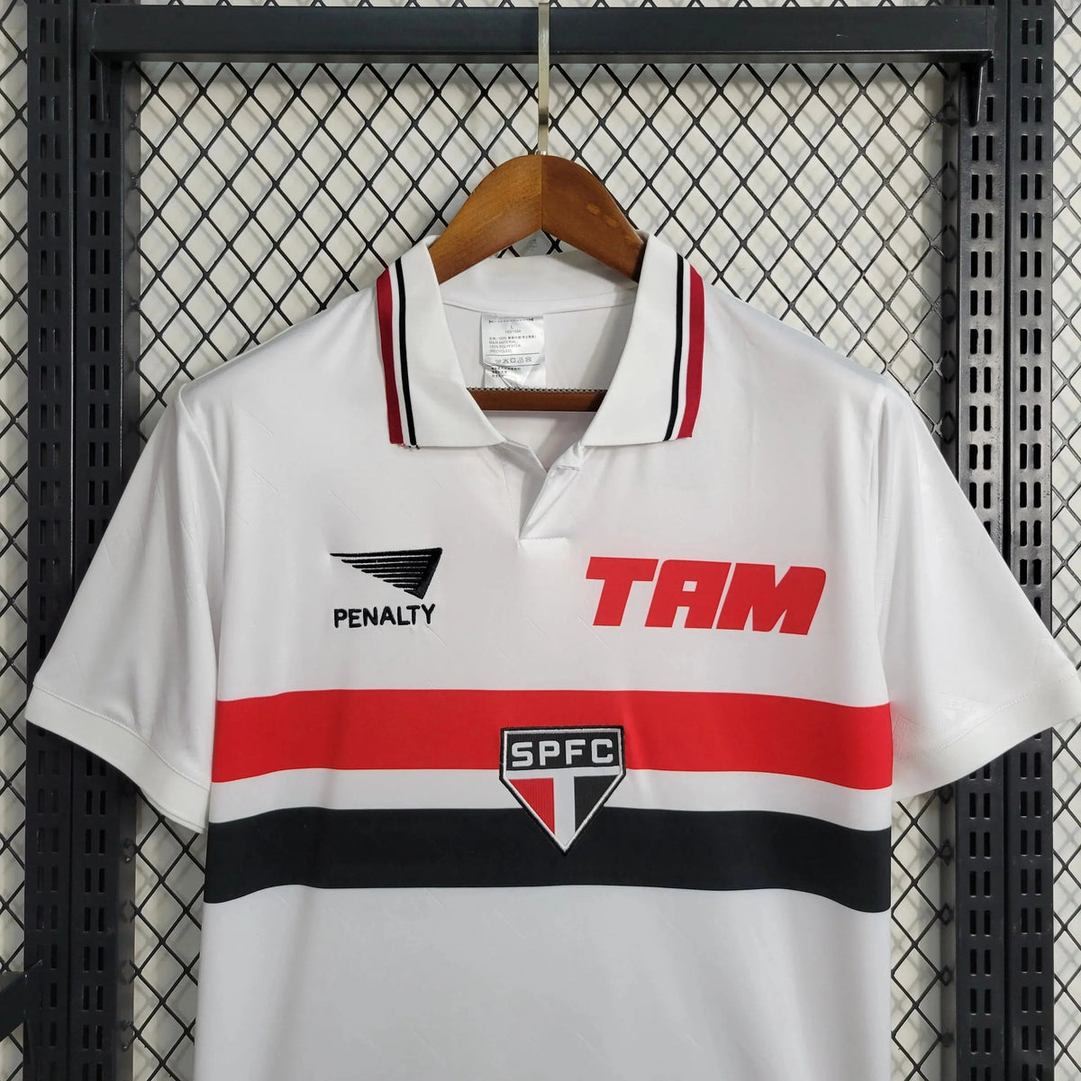"Camisa São Paulo Retrô Home 1993/1994 - Torcedor Masculina PENALTY + TAM - Netmantos"