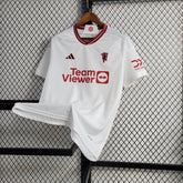 "Camisa Manchester United Away 23/24 - Torcedor Masculina Branca - Netmantos"