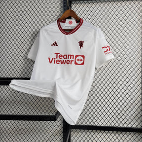 "Camisa Manchester United Away 23/24 - Torcedor Masculina Branca - Netmantos"