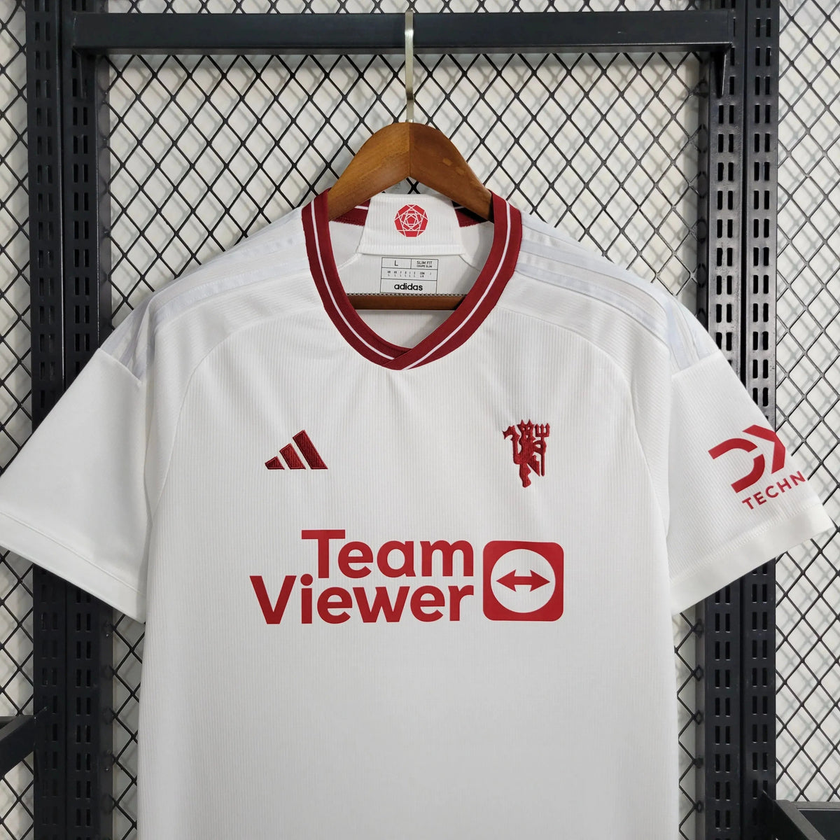 "Camisa Manchester United Away 23/24 - Torcedor Masculina Branca - Netmantos"