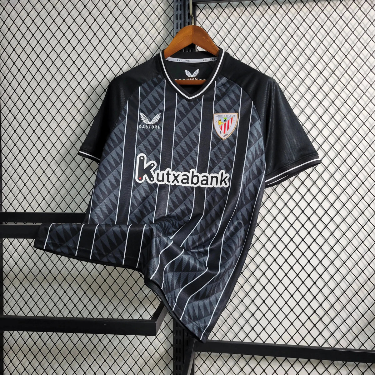 "Camisa Athletic Bilbao 23/24 - Torcedor Masculina Preta - Netmantos"