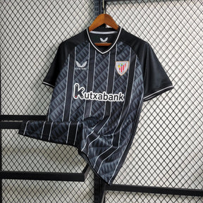 "Camisa Athletic Bilbao 23/24 - Torcedor Masculina Preta - Netmantos"