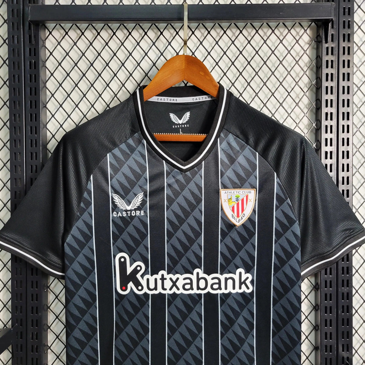 "Camisa Athletic Bilbao 23/24 - Torcedor Masculina Preta - Netmantos"