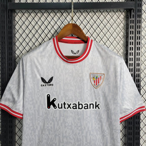 "Camisa Athletic Bilbao 23/24 - Torcedor Masculina Branca - Netmantos"