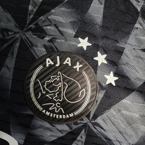 "Camisa Ajax 23/24 - Jogador Masculina Preta - Netmantos"