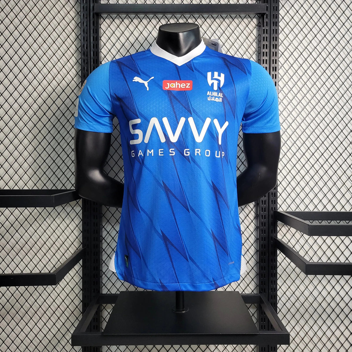 "Camisa Al-Hilal Home 23/24 - Jogador Masculina Azul + Neymar 10 - Netmantos"