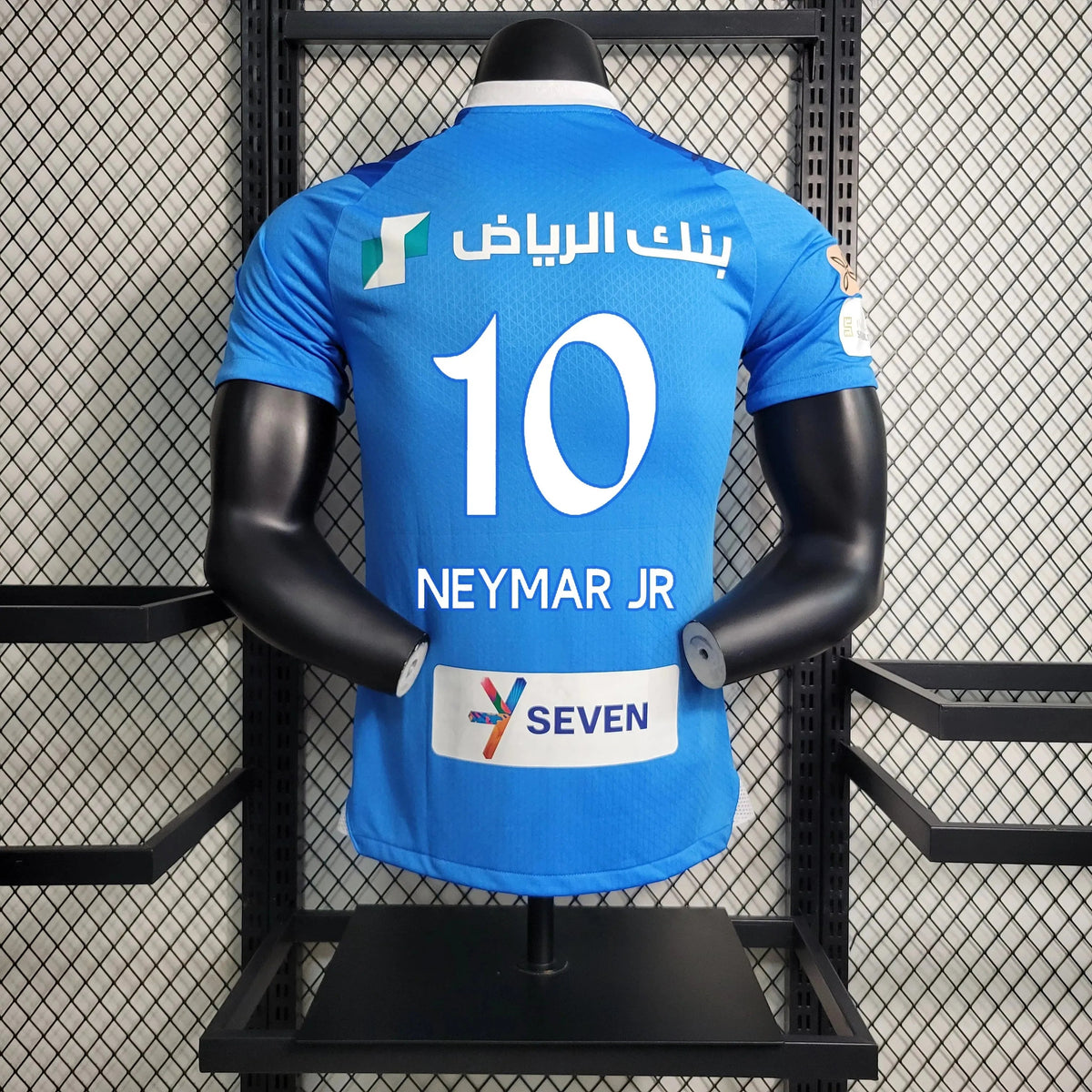"Camisa Al-Hilal Home 23/24 - Jogador Masculina Azul + Neymar 10 - Netmantos"